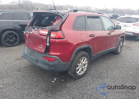 2016 Jeep Cherokee Sport из США, поврежденный, VIN 1C4PJMAB3GW348675